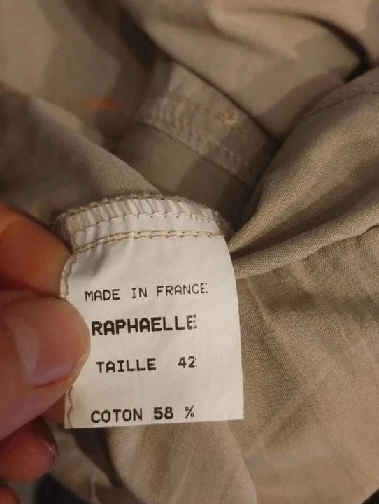 Veste creme, listrado,Cinoche Vintage T42 – photo 12